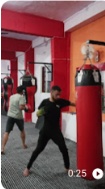 Heavy Bag Row & Dutch Kickboxing Combinations